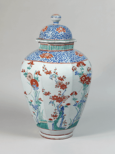 色絵花鳥文八角共蓋壺｜収蔵品の紹介「出光コレクション」｜出光美術館