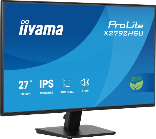 iiyama - ProLite X2792HSU-B1 27” IPS Full HD panel with 4-side