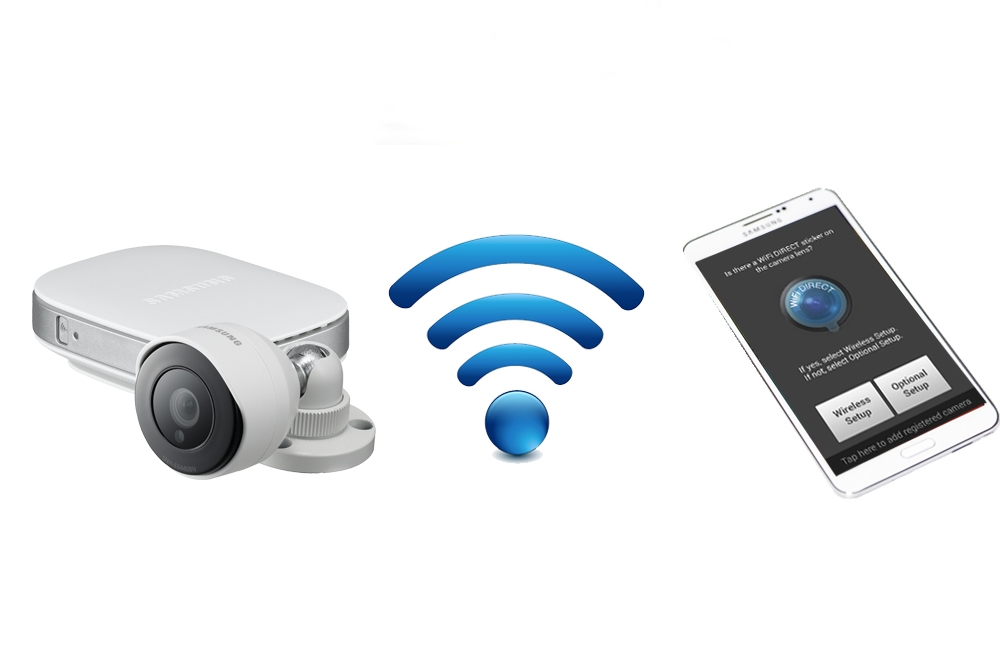 Samsung Wireless Outdoor Home Security Camera: SNH-E6440BN