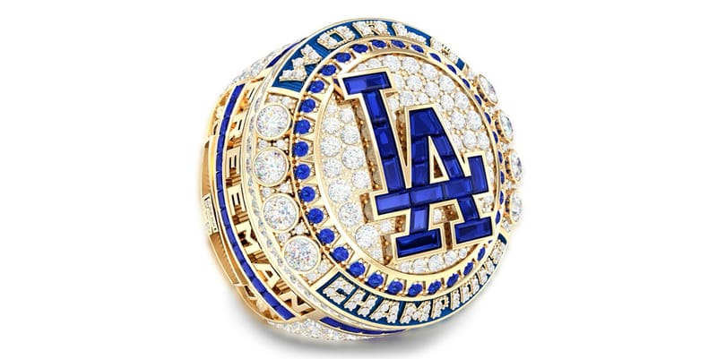 ロサンゼルス・ドジャースに贈られたMLBワールドシリーズの