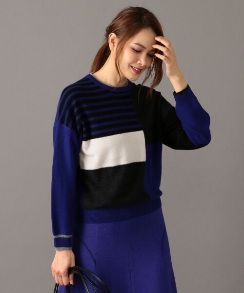 セール】 【カシミヤ100％使用】カシミヤマルチカラー ニット （ニット