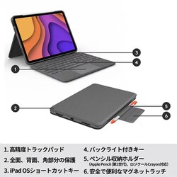 ヨドバシ.com - ロジクール Logicool FOLIO TOUCH for iPad Air（第4/5