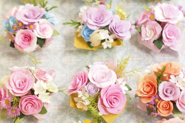 東京・品川・クレイアート】粘土でバラを咲かせよう！クレイアート