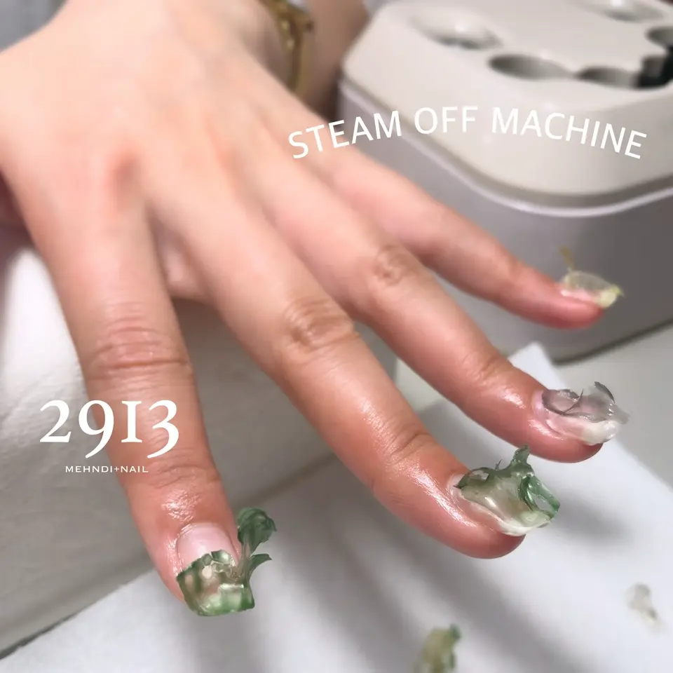 シャイニージェルプロフェッショナル スチームオフマシン〈スチームで