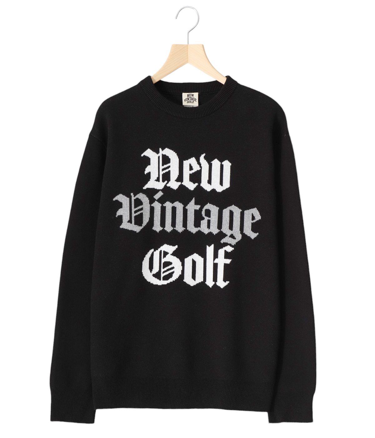 NVG Old English Crew Knit | NEW VINTAGE GOLF(ニュービンテージ