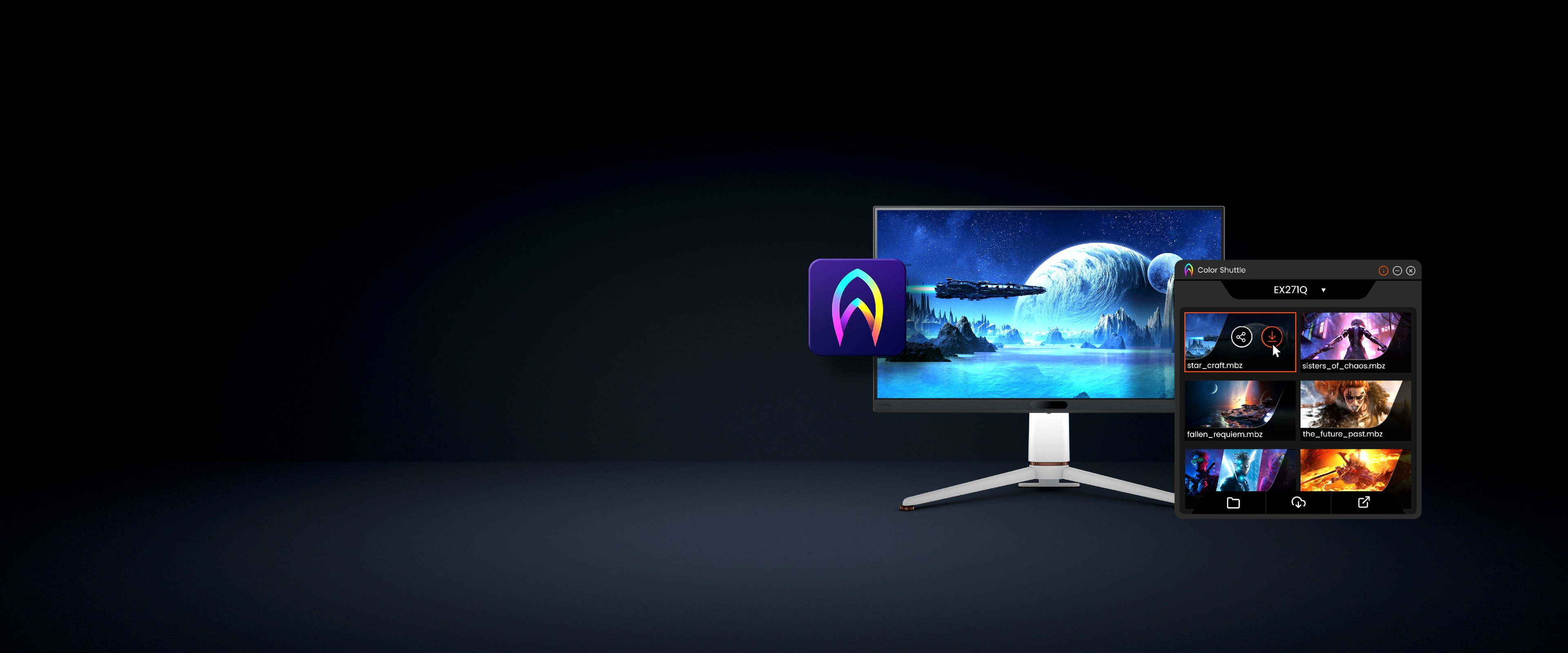 EX271Q | MOBIUZ 27インチ WQHD 180Hz ゲーミングモニター