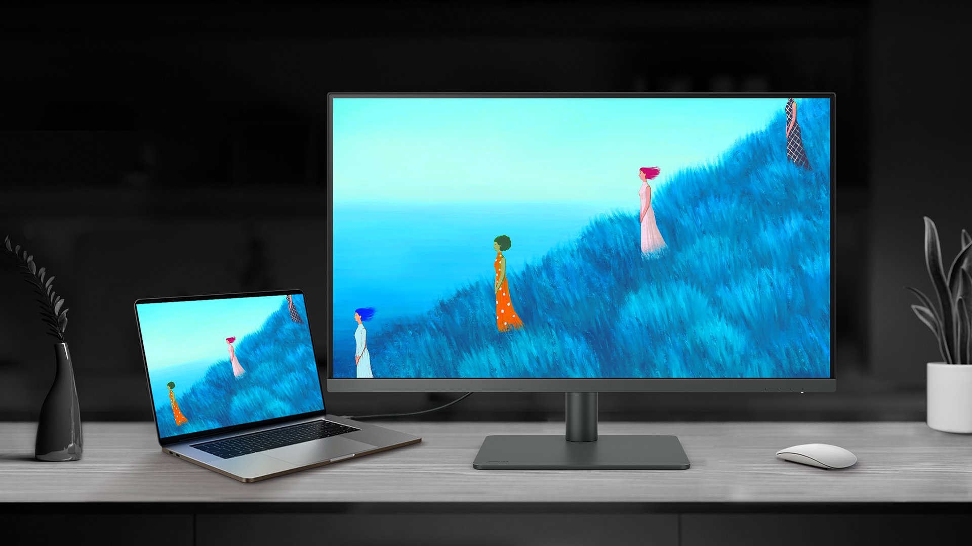 PD3205U/PD3205U-JP｜31.5インチ USB Type-C, sRGB/Rec.709対応 4K HDR