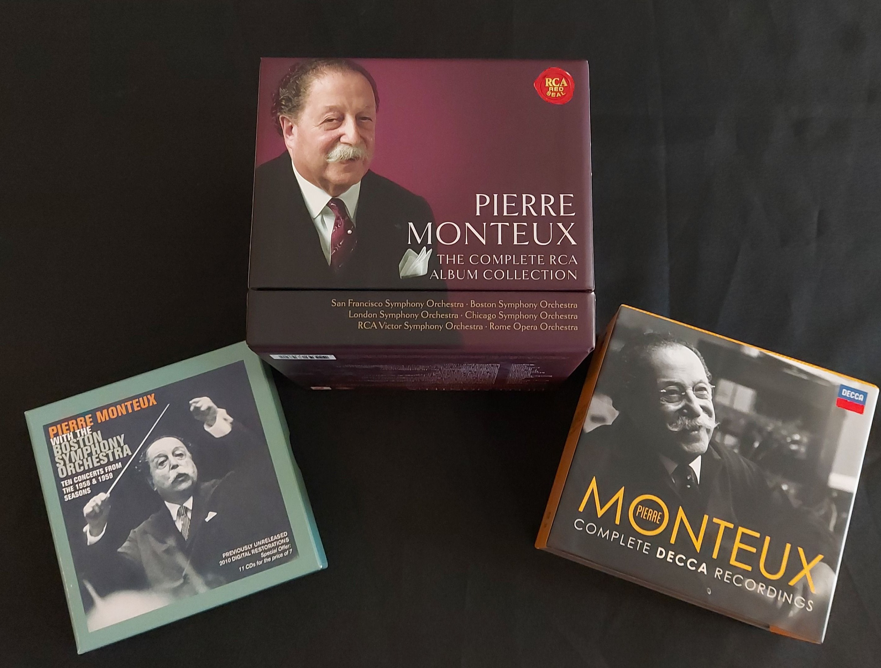 PIERRE-MONTEUX-CD-BOX-SETS-COMPLETE-DECCA-RECORDINGS-COMPLETE-RCA