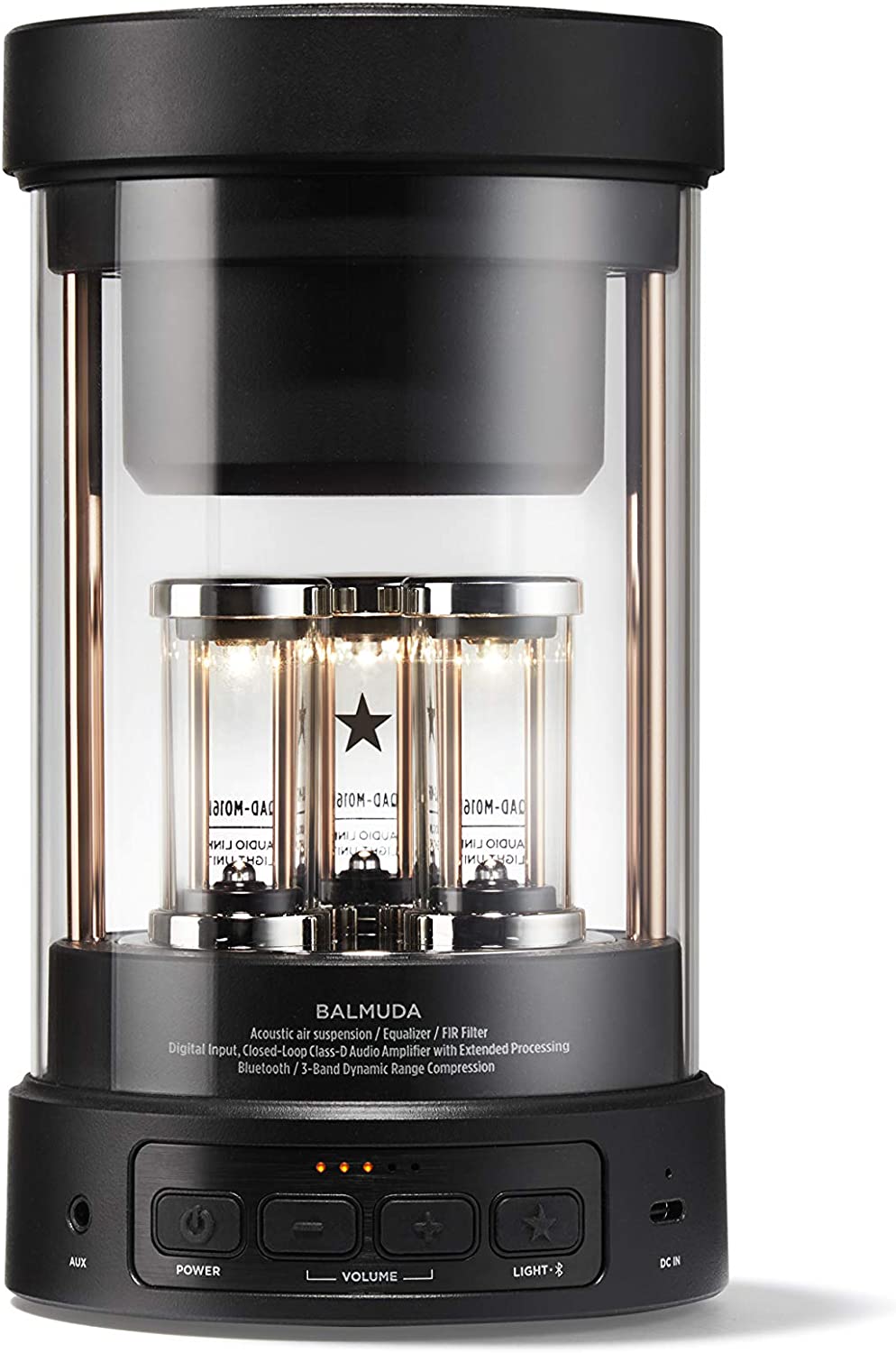 BALMUDA The Speaker Black Bluetooth Speaker M01A-BK ｜ DOKODEMO