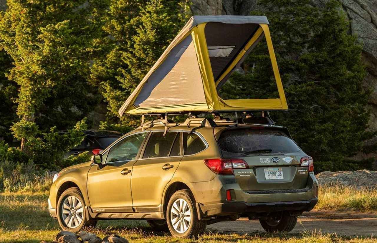 世界一軽いルーフトップテント！…愛車をドリフト可能な