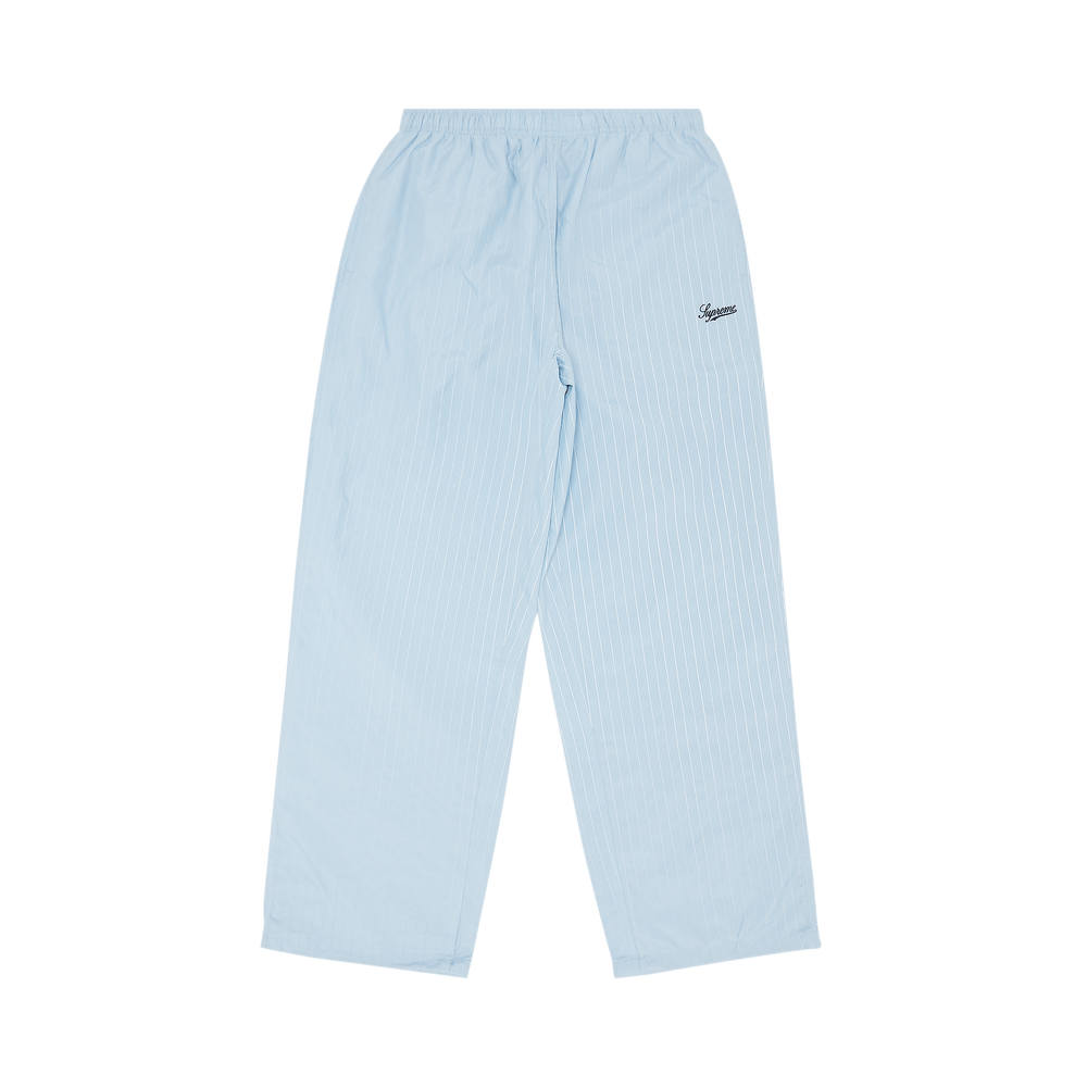 Buy Supreme Reflective Pinstripe Track Pant 'Light Blue' - FW24P61