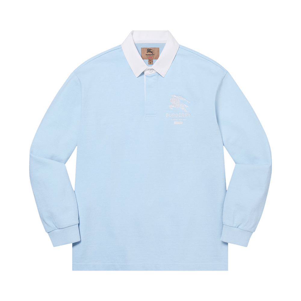 Buy Supreme x Burberry Rugby 'Pale Blue' - SS22KN12 PALE BLUE | GOAT