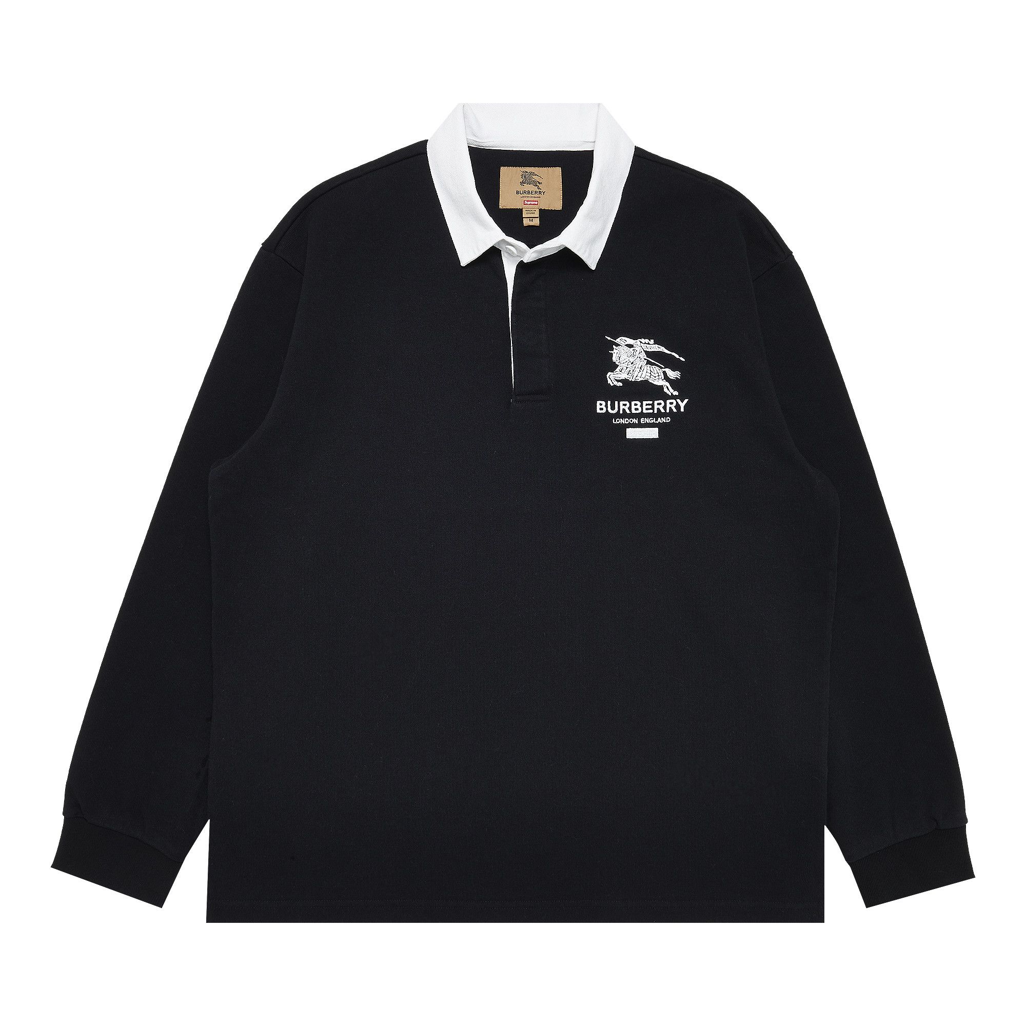 Buy Supreme x Burberry Rugby 'Black' - SS22KN12 BLACK | GOAT