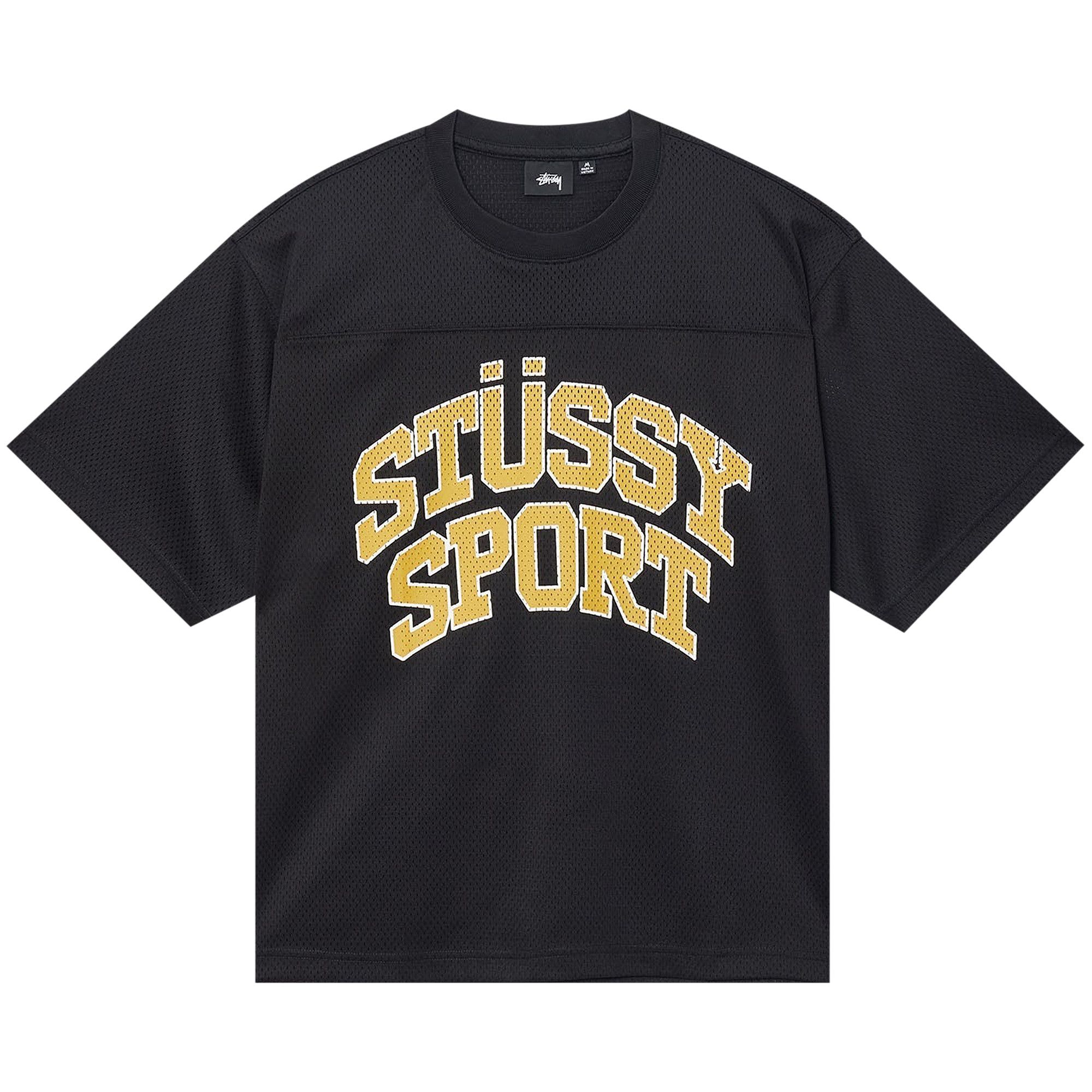 Buy Stussy Sport Mesh Football Jersey 'Black' - 1140338 BLAC | GOAT DE