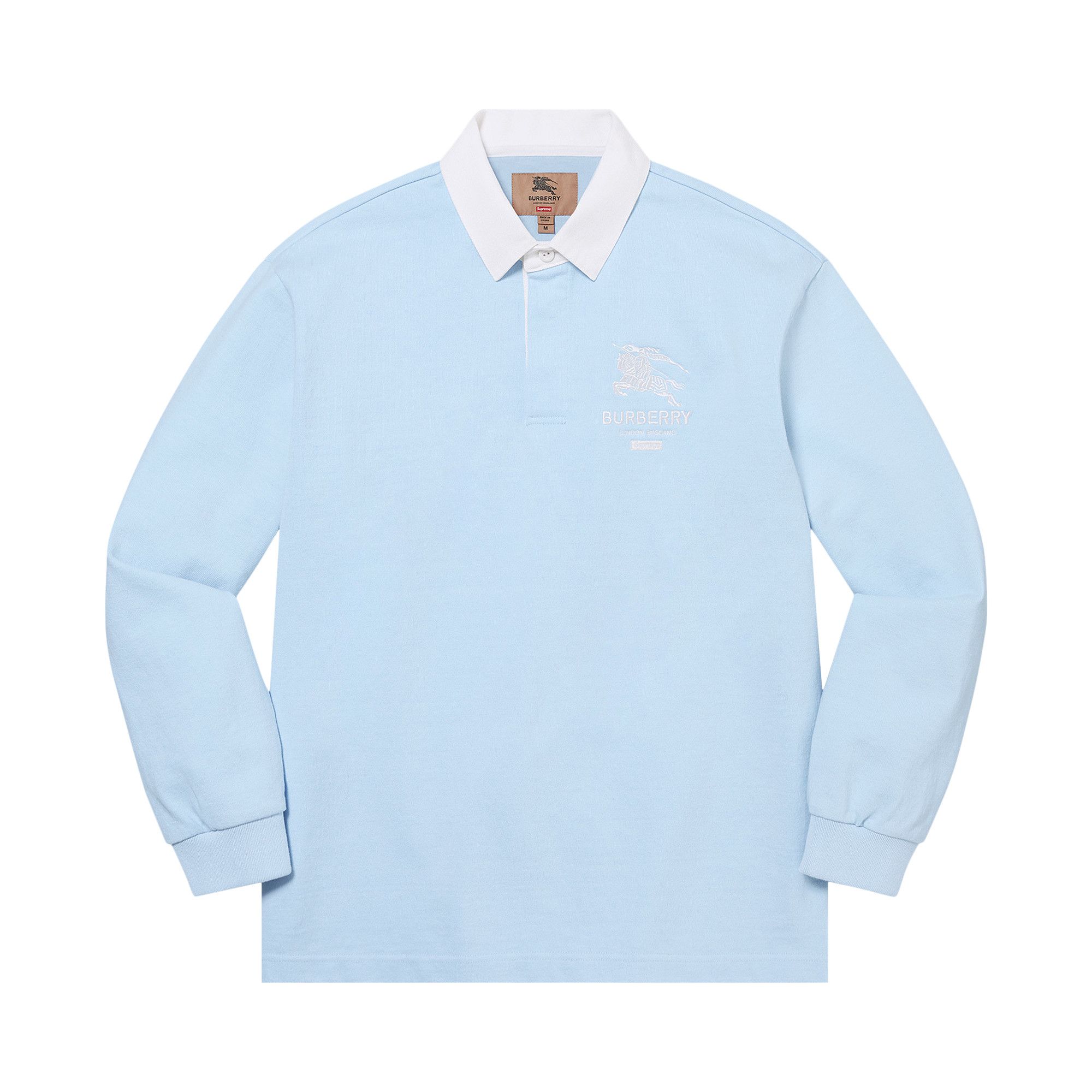 Buy Supreme x Burberry Rugby 'Pale Blue' - SS22KN12 PALE BLUE | GOAT
