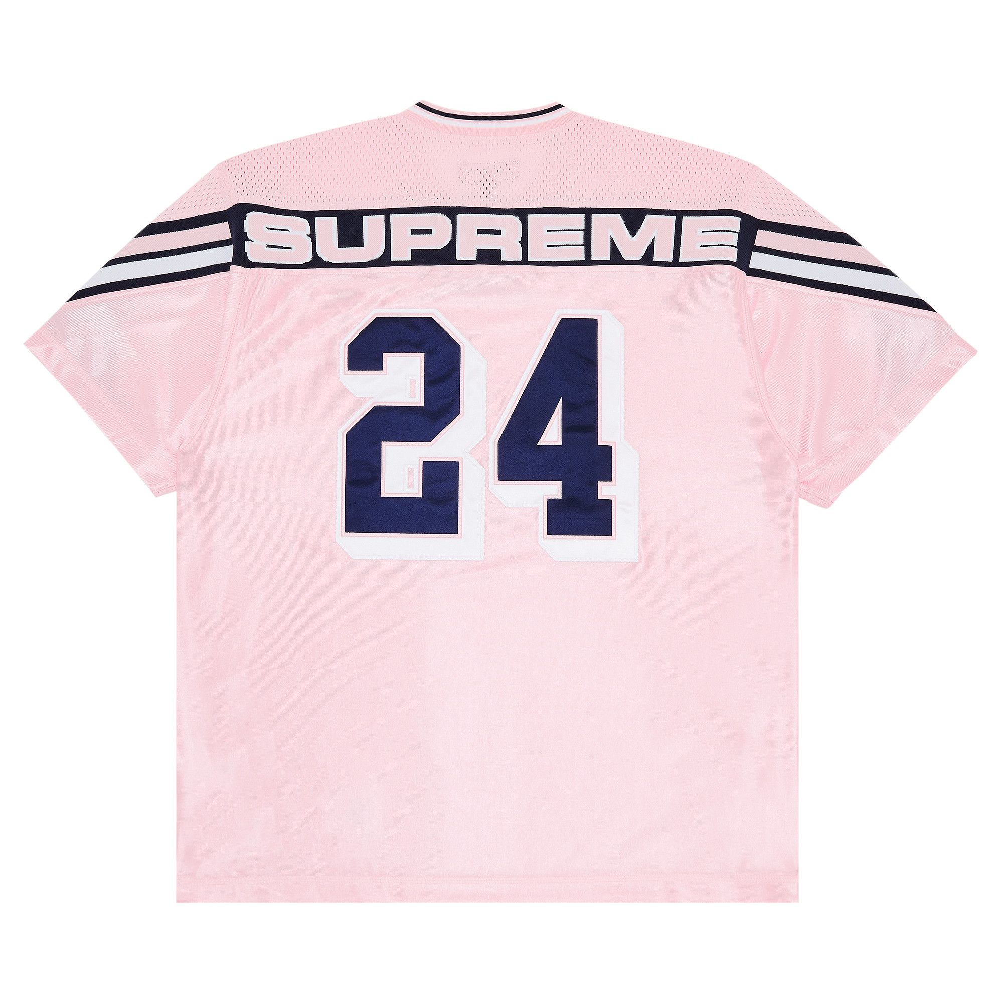 Buy Supreme Jacquard Rib Football Jersey 'Pink' - FW24KN6 PINK | GOAT