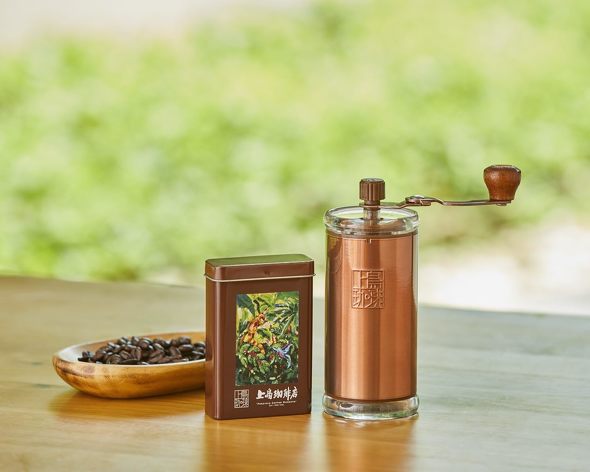 付録】上島珈琲店の「上品なコーヒーミル」が登場 銅風カラー