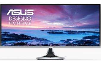 ASUS、Qi充電も行える21：9ウルトラワイド表示対応34型曲面