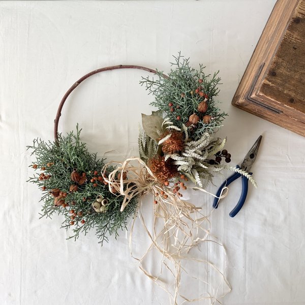 クリスマスムード溢れる リース・スワッグ | minne 国内最大級の