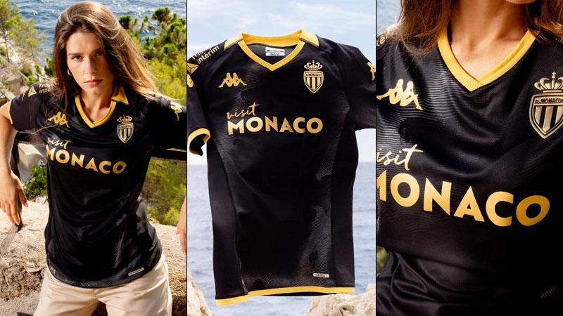 南野も着た！モナコが23-24新アウェイユニを発表 デザインは「エンバペ