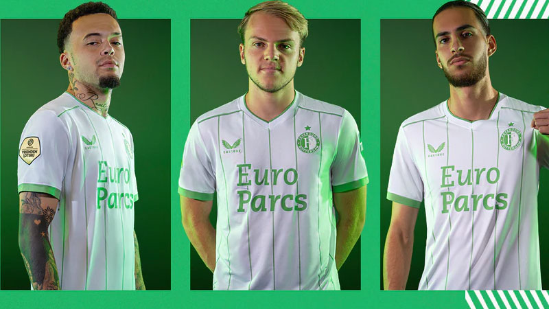 上田綺世が所属のフェイエノールト、23-24新サードユニ登場！なぜ「白