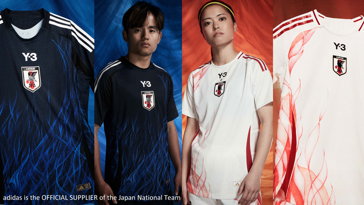 炎が復活！日本代表、2024新ユニフォームを発表 「ヨウジヤマモト