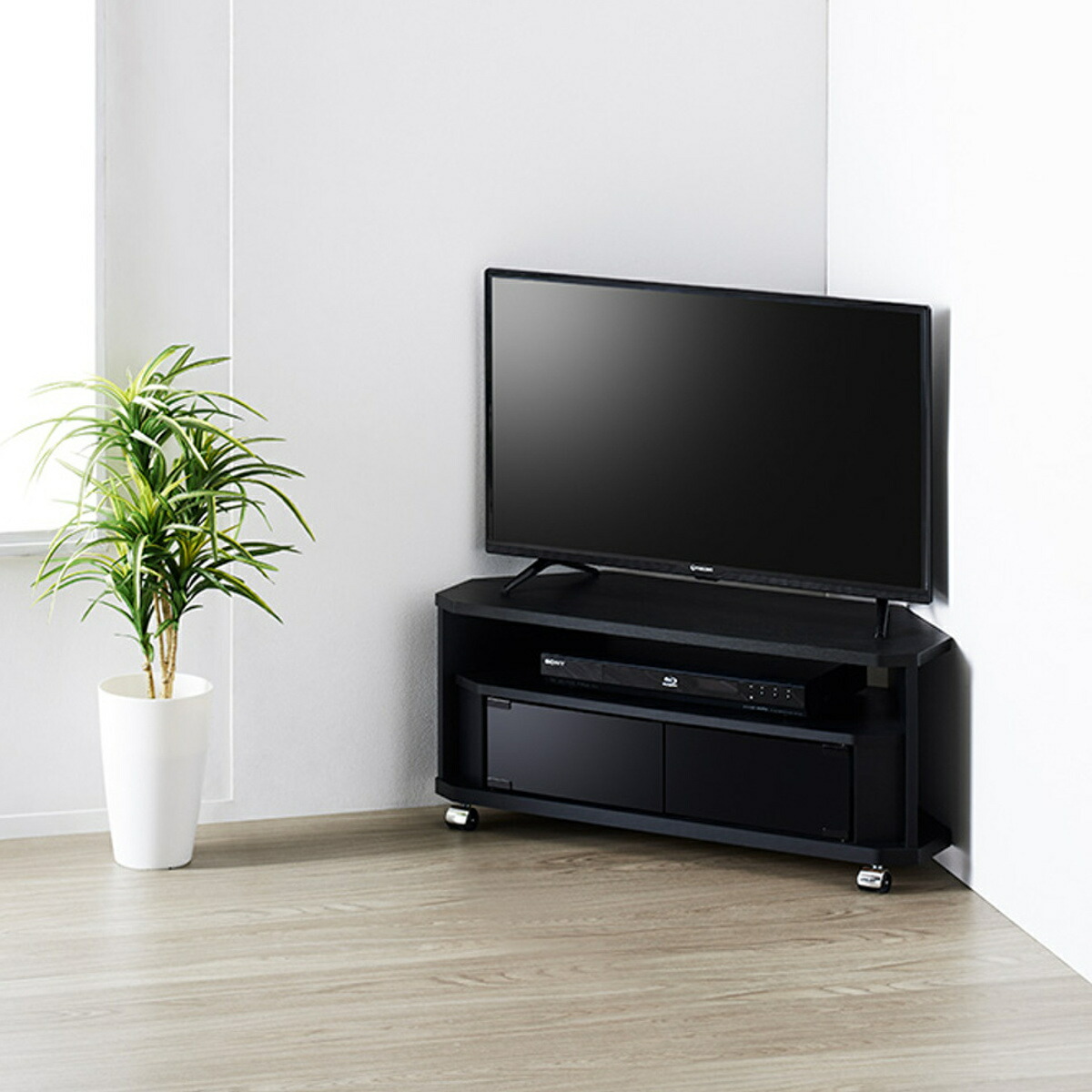 テレビ台 コーナー 三角 テレビボード 木製 32インチ 32型 対応 TV台