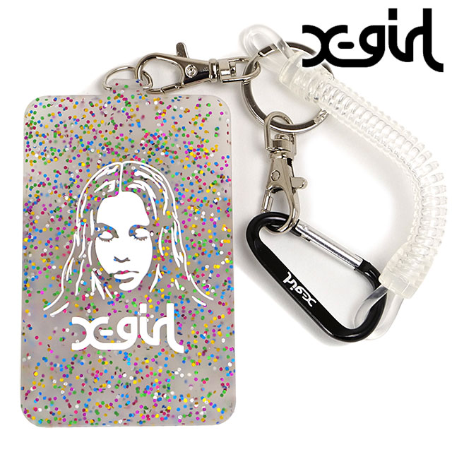 エックスガール X-girl フェイス ラバー パスケース 105224054028