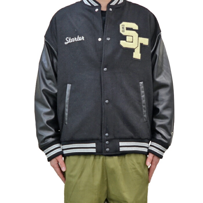 STARTER スターター フェイクメルトンジャケット スタジャン