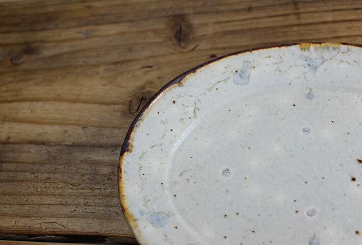 楽天市場】市野吉記【コウホ窯】いろ安南 楕円皿 : on la CRU