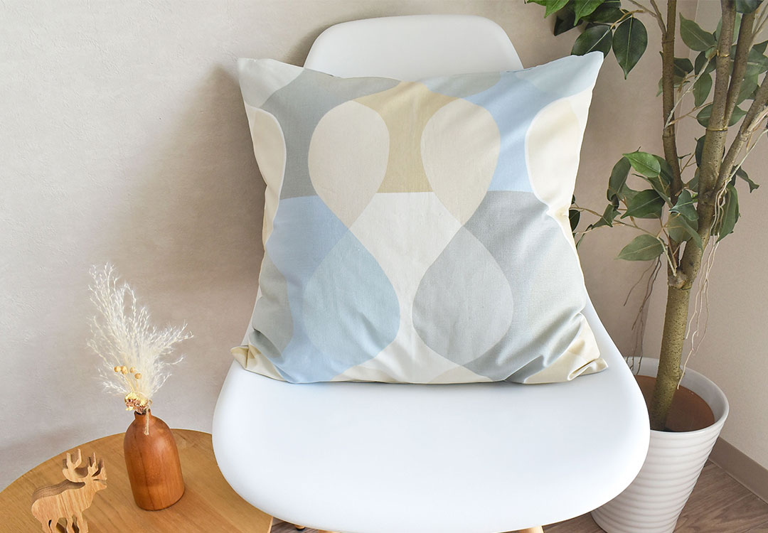 楽天市場】クッションカバー マラガ ボラスコットン 45×45cm カバー