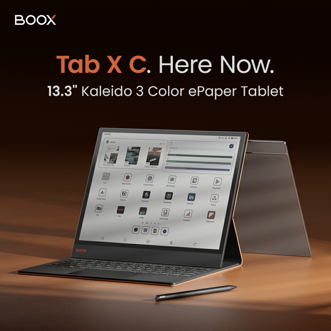 楽天市場】【楽天1位受賞】 BOOX - Tab X C 電子書籍リーダー Android