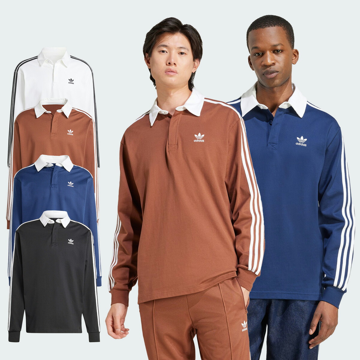 アディダス オリジナルス アディカラー ラグビー ポロシャツ adidas