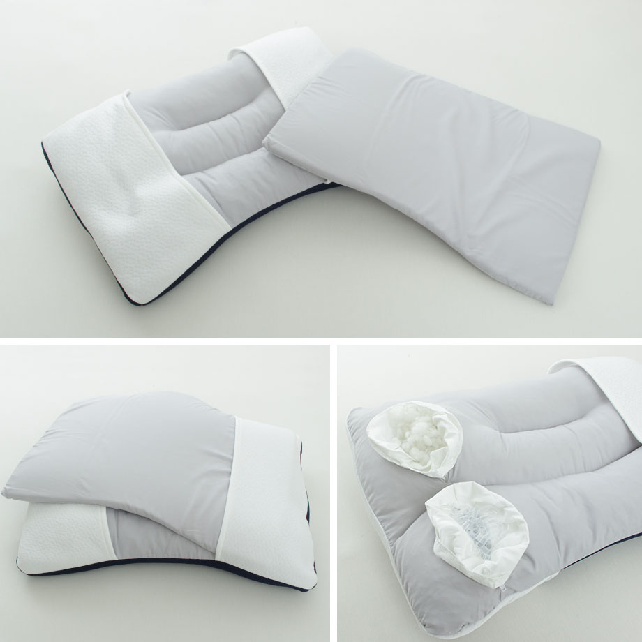 楽天市場】＼土日1000円ｸｰﾎﾟﾝ／＼SS特価／首ラクまくら 2つの触感で