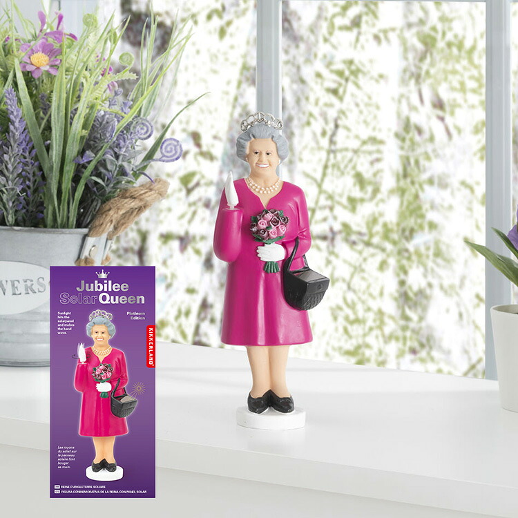 楽天市場】Kikkerland ソーラークイーン ゴールド K1617/JUBILEE K1619