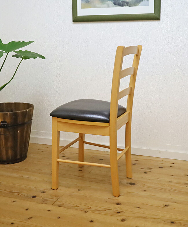 楽天市場】座面高50cm 木製ダイニングチェア 店舗用椅子 シンプルな