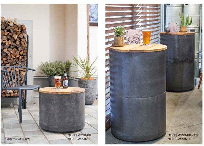 プランター 大型 円形 植木鉢 GRCプランター ラスティックM550