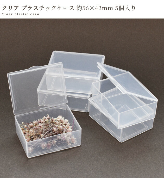 楽天市場】【土日限定！800円OFFクーポン】クリア プラスチックケース