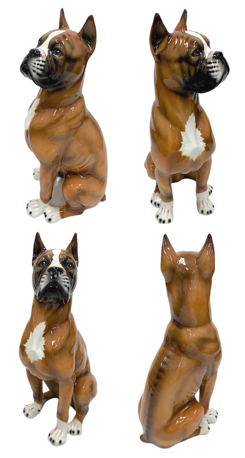 楽天市場】ボクサー 置物 犬 陶器 イタリア インテリア オブジェ