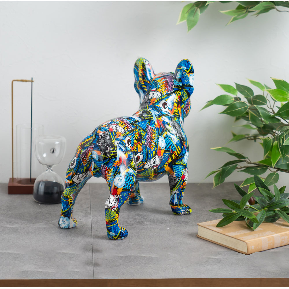 楽天市場】置物 フレンチブルドッグ 動物 ポップ オーナメント