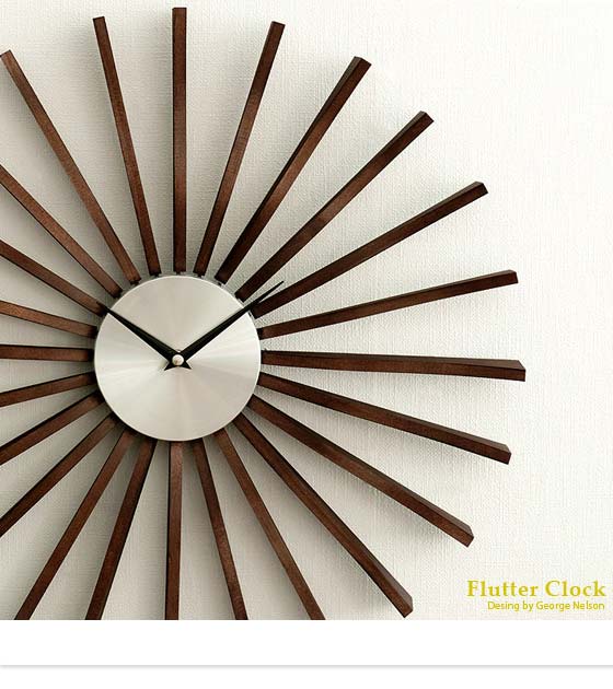 掛け時計 Flutter Clock 〔フラッタークロック〕 | 家具・インテリア