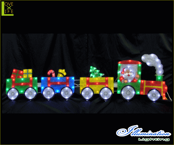 ヤマダモール | 【イルミネーション】LED カラフルトレイン【電車