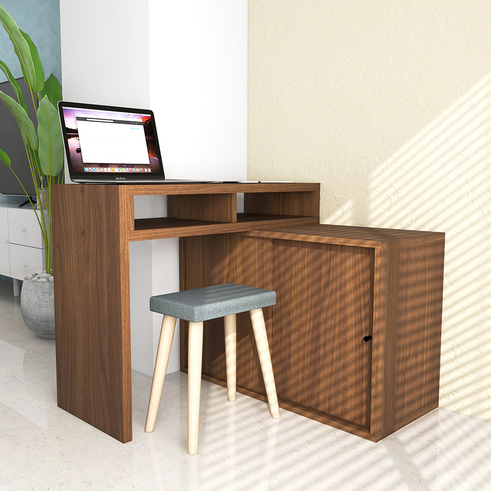 楽天市場】パソコンデスク 省スペース ミニデスク コンパクトデスク L