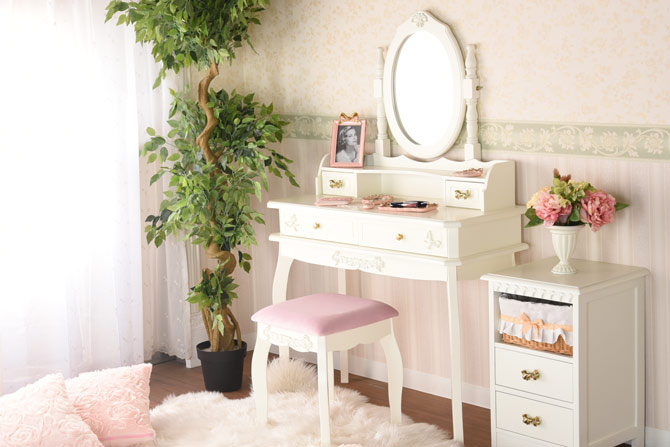 楽天市場】《決算☆4/19まで！》 プリンセス ドレッサー スツール