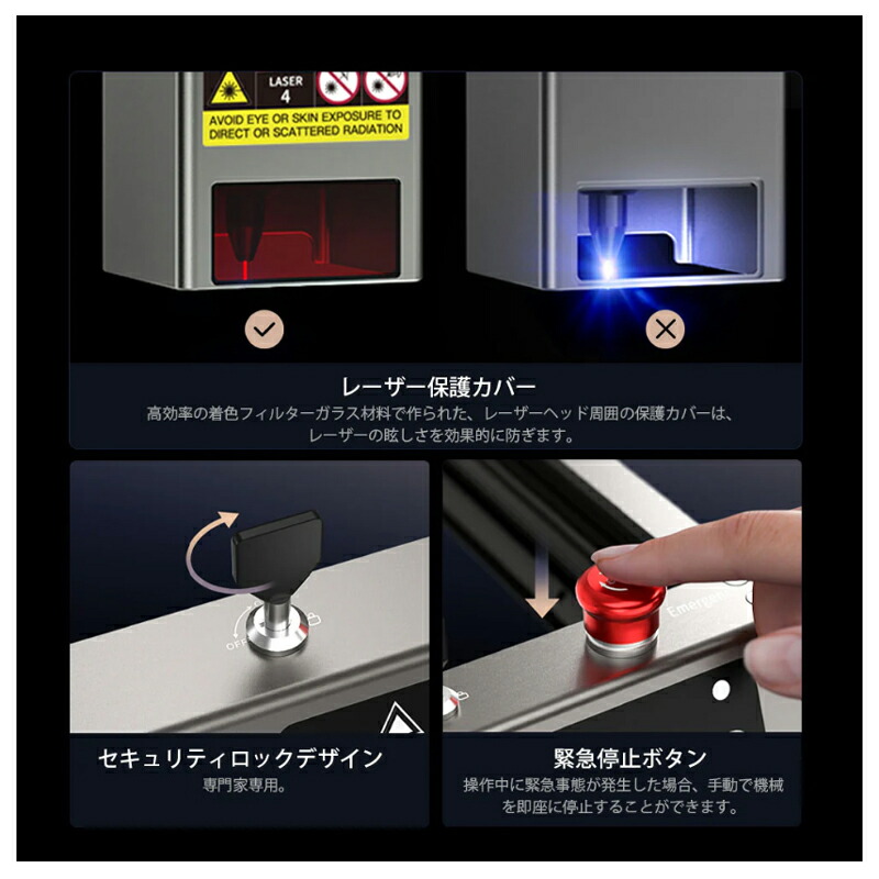 楽天市場】Creality Falcon2 40W レーザ彫刻機 40W 彫刻範囲 400*415mm