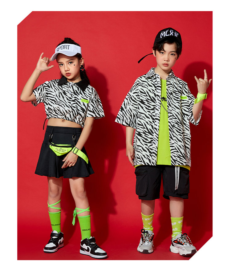 楽天市場】キッズ ダンス衣装 ヒップホップ セットアップ アニマル柄