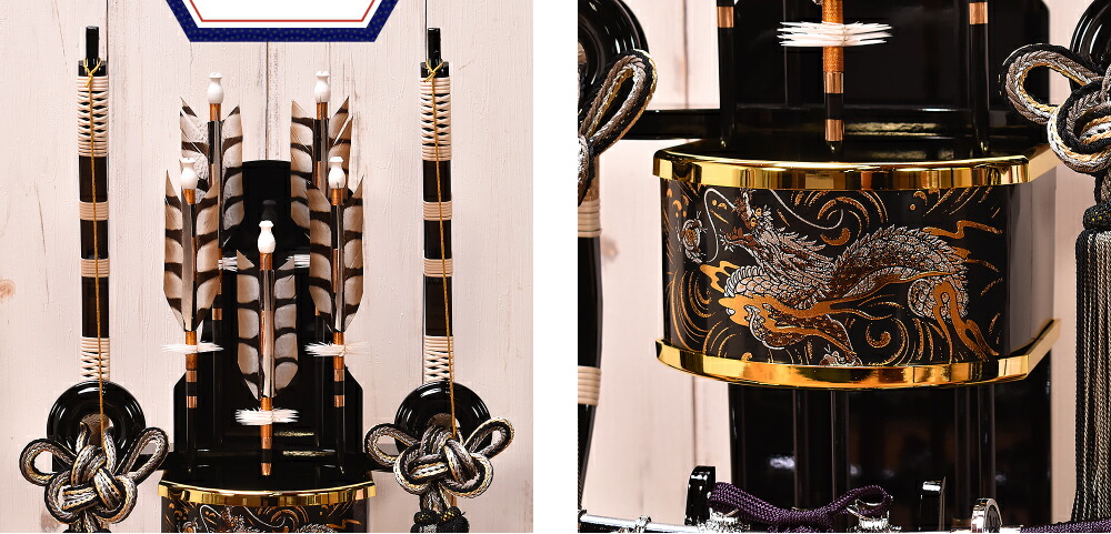 破魔弓】 破魔矢 20号 龍王 オルゴール付