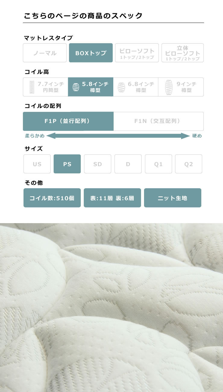 楽天市場】サータ（Serta）ペディック62 ボックストップ F1Pポケット