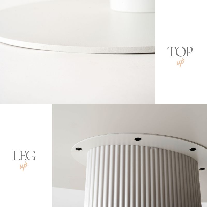 楽天市場】CAMILA TABLE（PT-998WH) 120サイズ 楕円形 楕円テーブル