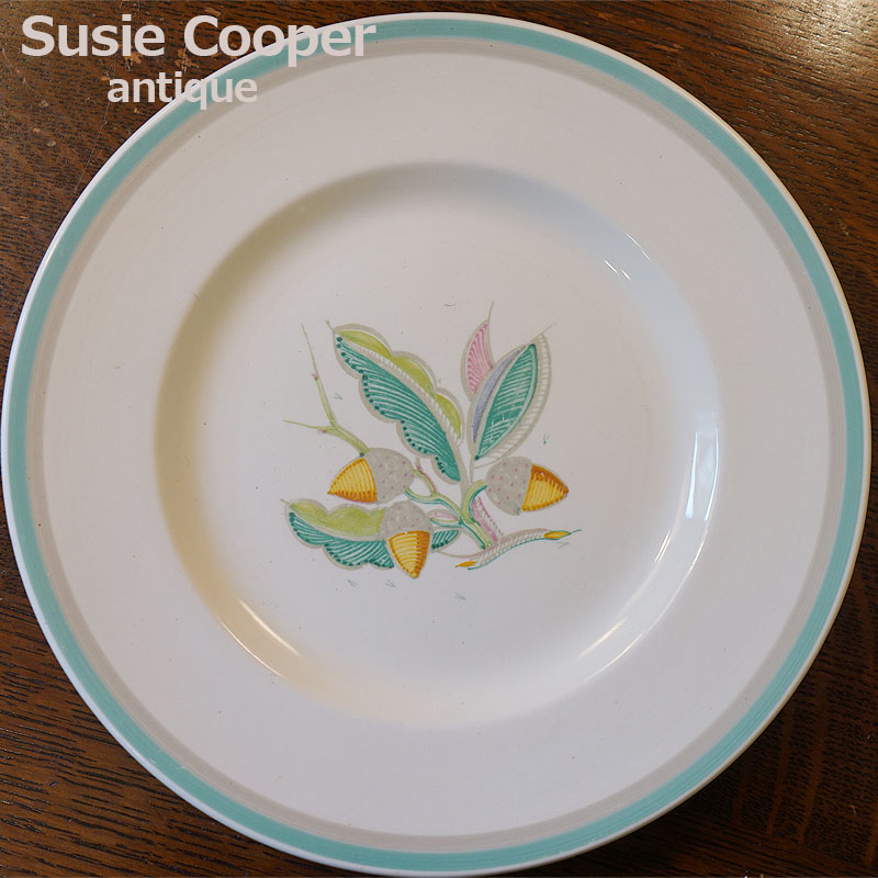 楽天市場】Susie Cooper スージークーパー 皿 23cm プレート グリーン